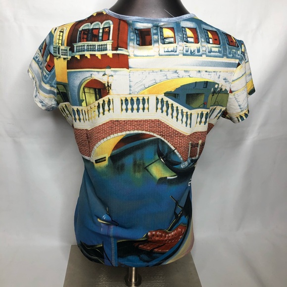 Christopher & Banks Womens All Over Print Shirt - Picture 2 of 4